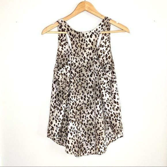 Reiss Animal Print Sleeveless Tank Blouse - Picture 3 of 9
